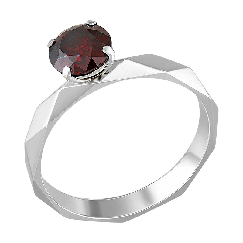 Fancy Red Diamond Ring 0,880  ct