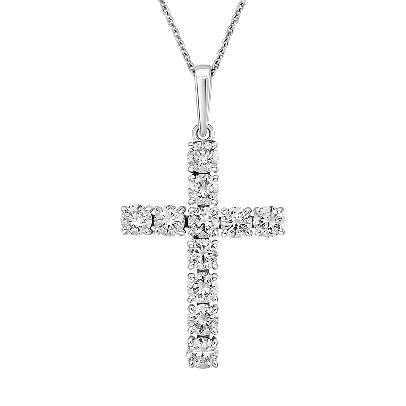 Крест с в.бриллиантами 0.608 ct