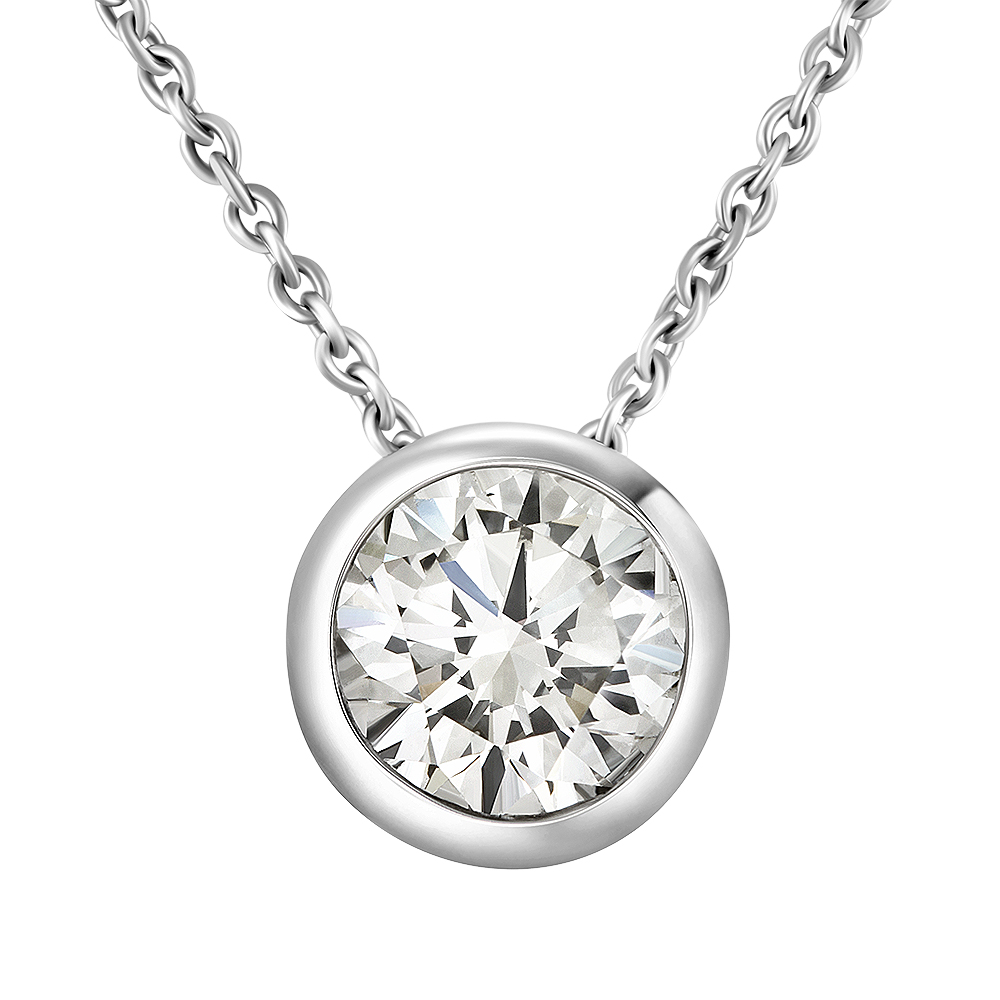 Necklace with diamonds 0.690 ct