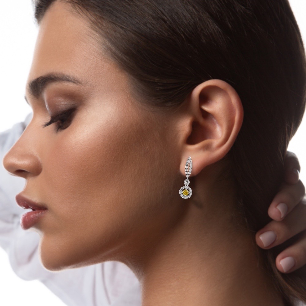 Diamond earrings 1.170 ct | Foto 2