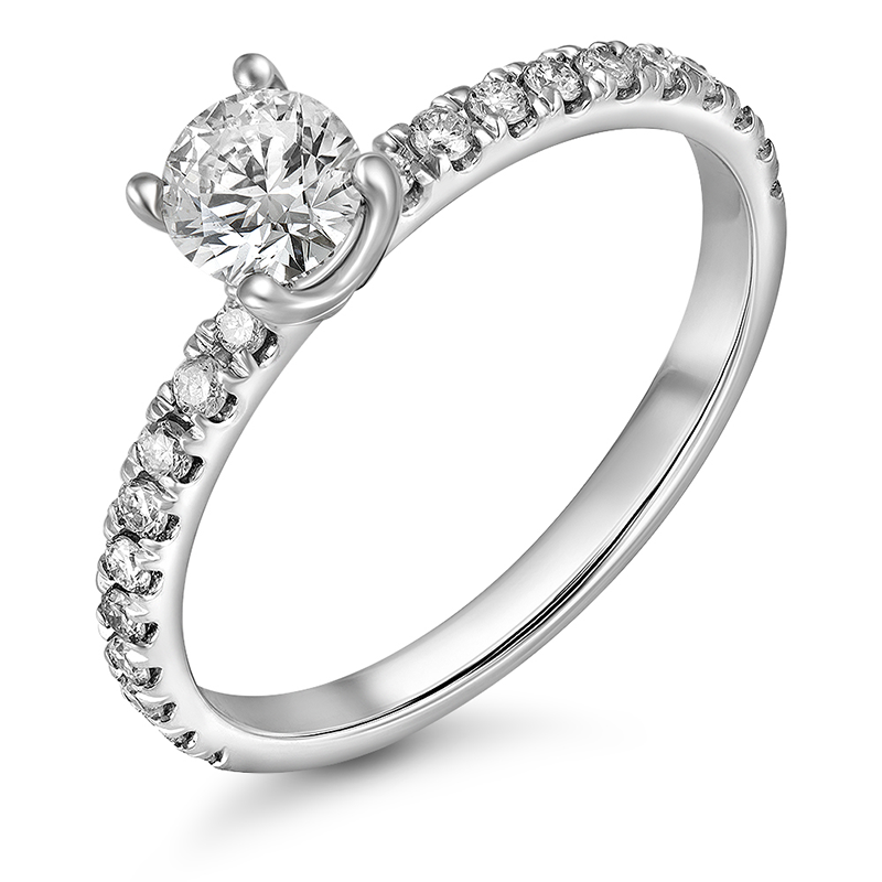 Diamond ring 0.549 ct