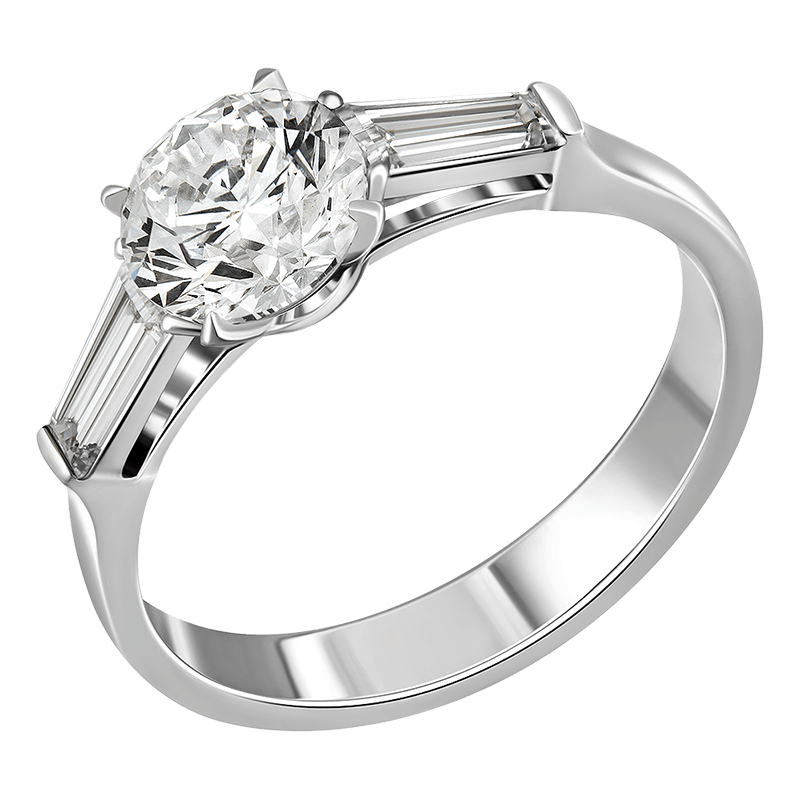 Diamond ring 1.386 ct