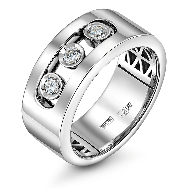 Diamond ring 0.169 ct