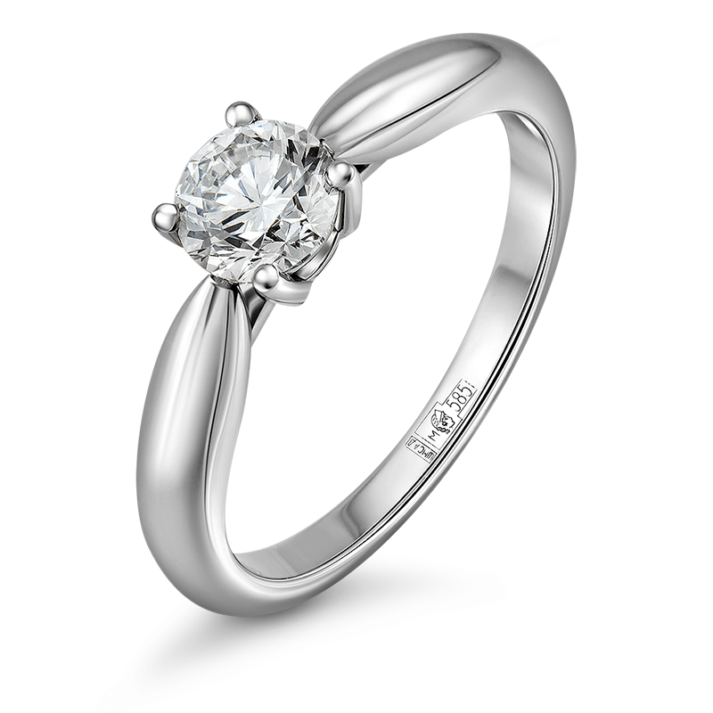 Diamond ring 0.543 ct