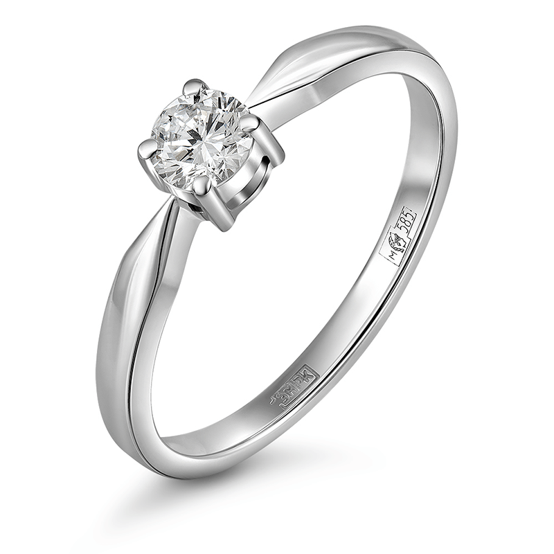Diamond ring 0.239 ct
