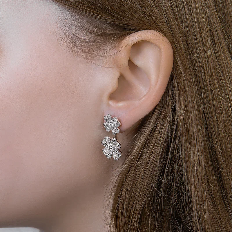 Diamond earrings 2.297 ct | Foto 1