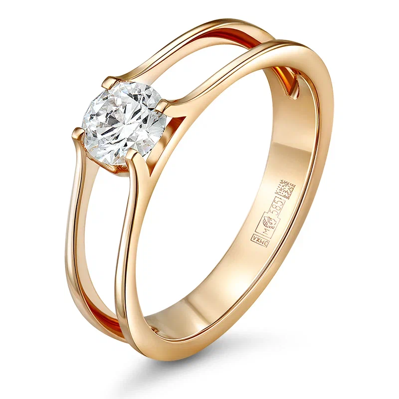 Diamond ring 0.420 ct
