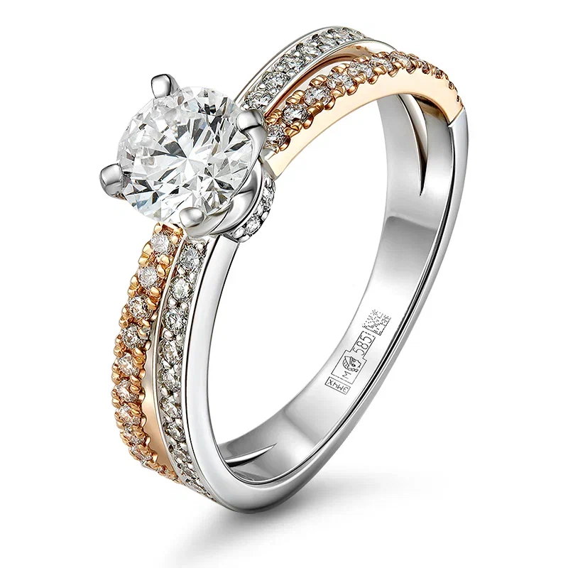 Diamond ring 0.964 ct