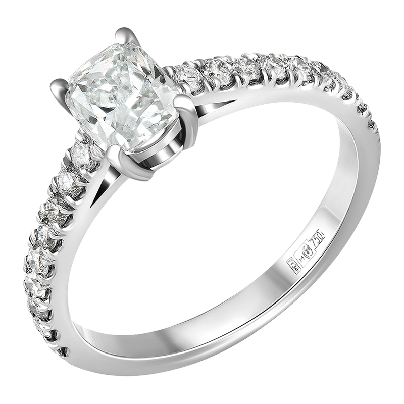 Diamond ring 0.759 ct