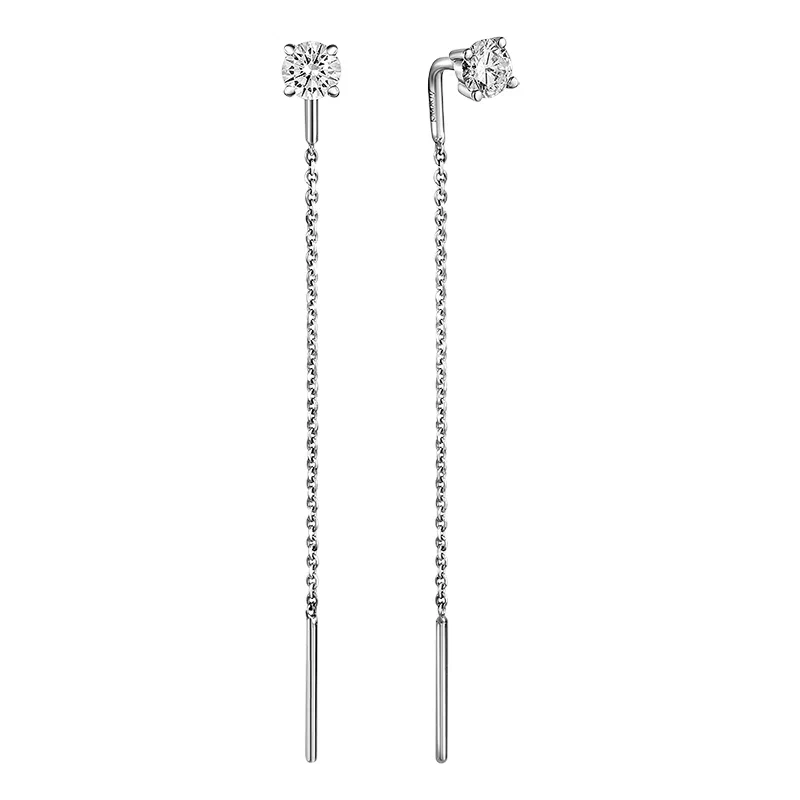 Diamond earrings 0.505 ct