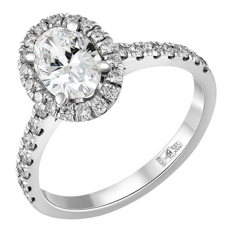 Diamond ring 0.835 ct