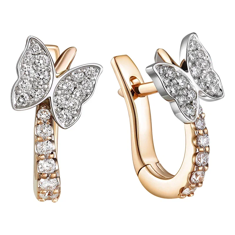 Diamond earrings 0.312 ct