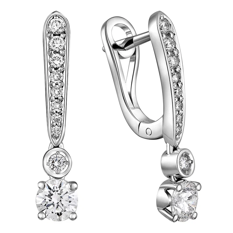 Diamond earrings1.1343 ct