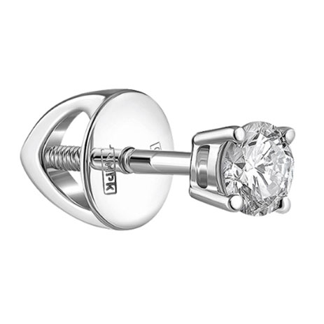 Monoser with a grown diamond 0.160 ct